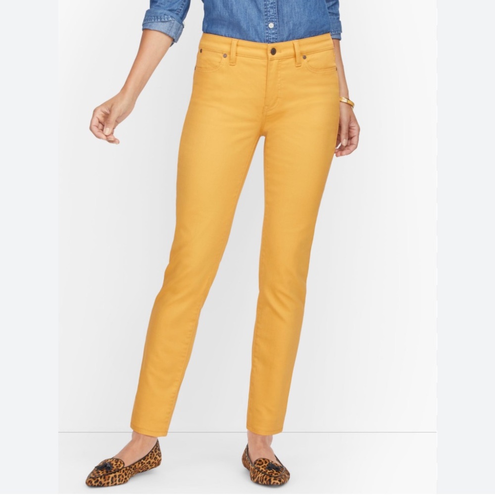 TALBOTS FLAWLESS SLIM ANKLE COLOR JEAN
